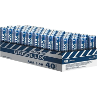 Батарейка Ergolux Alkaline AAA LR03, 40шт/уп