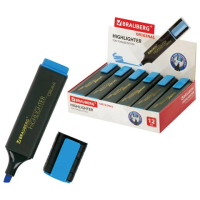 Текстовыделитель Brauberg Original голубой, 1-5мм