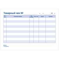 Бланк Officespace Товарный чек, А6, 2 слоя, 50шт