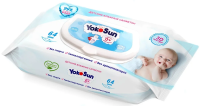 Салфетки влажные детские YokoSun, 64шт