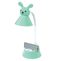 Настольная лампа / светильник SONNEN OU-611 на подставке, СВЕТОДИОДНАЯ, 'SWEET BUNNY', 5 Вт, зеленый, 237642