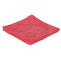 Микрофибра махра 220г/м2 Салфетка 40х40см (красная)