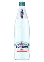 Вода Borjomi минеральная природная лечебно-столовая газированная стекло, 750мл