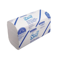 Бумажные полотенца Kimberly-Clark Scott Scottfold H2, 1 слой, Z-сложение, 175лист, белые, 6633