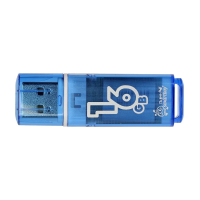 Флеш-накопитель Smartbuy Glossy Series 16Gb, 10/5 мб/с, голубой