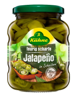 Перец Kuhne халапеньо резаный, 330г