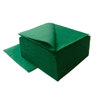 Салфетки бумажные Lime 24х24см, 400шт, 1 слой, темно-зеленые, К410600
