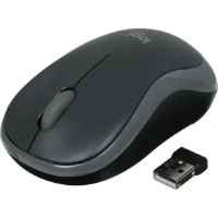 Мышь Logitech M185 черный/серый оптическая 1000dpi беспров