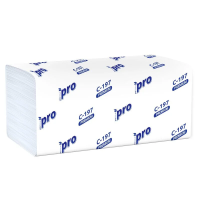 Бумажные полотенца Protissue Premium H3, 2 слоя, V-сложение,  200лист, белые, C197