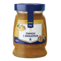 Варенье Metro Chef Лимон-имбирь, перетертые с сахаром, 350г