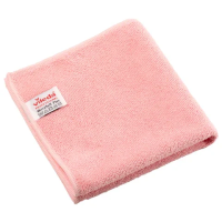 Салфетки VILEDA PROFESSIONAL 'МикроТафф Плюс' КОМПЛЕКТ 5 шт., микрофибра, красный, 38х38 см, 174201