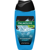 Гель для душа Palmolive Men Спорт Восстанавливающий 3 в 1 для тела, лица и волос, 250мл