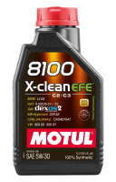 Масло моторное синтетическое Motul 8100 X-clean Fe 5W-30, 1л