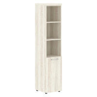 Шкаф колонка с глухой малой дверью и топом THC 42.5(L) Сосна Эдмонт Z 432х450х1968 TORR-Z
