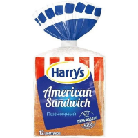 Хлеб Harry's Аmerican sandwich пшеничный, 470г, в нарезке