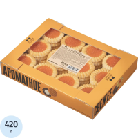 Печенье сдобное Деловой Стандарт Cookies with orange marmalade, 420г