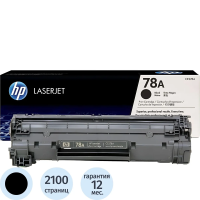 Картридж лазерный Hp CE278A, черный