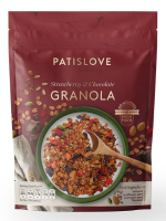 Гранола Patislove клубника-темный шоколад, 300г
