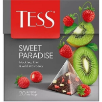 Чай Tess Sweet Paradise (Свит Паредайс), черный, 20 пирамидок