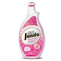 Гель для мытья посуды Jundo цветущая сакура с дозатором, 1л