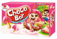 Печенье Orion Choco Boy Йогурт и Клубника грибочки, 40г