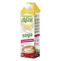 Напиток растительный соевый Green Milk Soya Professional 1%, 1л