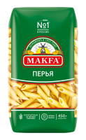 Макароны Makfa перья любительские, 450г
