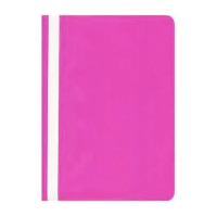 Скоросшиватель пластиковый Бюрократ розовый, А4, PS20PINK