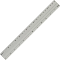Линейка Attache Line 30см, металлическая