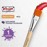 Кисть №1 School синтетика плоская №24