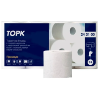Туалетная бумага Tellus (tork) Premium T4, 3 слоя, 8 рулонов, 15 м, белая, 243100
