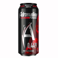 Энергетический напиток Adrenaline Rush Vitamin Power Ягодная энергия, 449мл