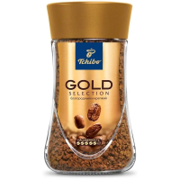 Кофе растворимый Tchibo Gold Selection 95г, стекло