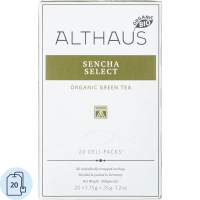 Чай Althaus Bio Sencha Select, зеленый, 20 пакетиков