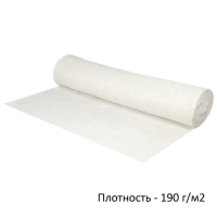 Полотно техническое Laima Стандарт холстопрошивное, 1.5х50м, белое, 190г/кв.м, хлопок/ полиэфир