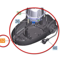 Нижняя часть корпуса Floortool r-r Karcher, 5.512-022