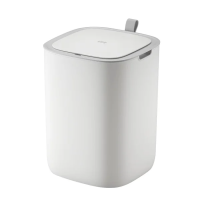 Мусорное ведро Eko 12л, белое, сенсорное, EK6288 P-12L-WH