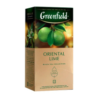 Чай Greenfield Oriental Lime (Ориентал Лайм), черный, 25 пакетиков