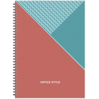 Бизнес тетрадь Attache Office Style А4, бежевый, в клетку, 96 листов