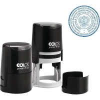 Оснастка для круглой печати Colop Printer d=45мм, черная, с крышкой