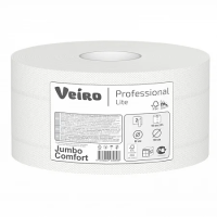 Туалетная бумага Veiro Professional Lite Jumbo Comfort 2 слоя, 142.5м,  белая