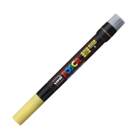 Маркер акриловый Uni Posca PCF-350 желтый, кисть