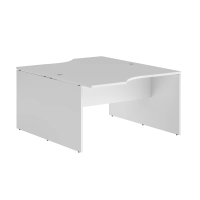Стол на 2 рабочих места Skyland Xten X2CET 149.2, двойной, эргономичный, белый, 1400х1806х750мм