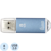 USB флешка Smartbuy V-Cut 8Gb, 20/5 мб/с, голубой