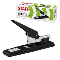 Степлер Staff №24/6-23/13, до 70 листов, черный