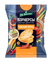 Чипсы кукурузно-рисовые Dr. Korner Тайский перец, 50г