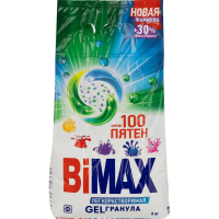 Стиральный порошок Bimax Compact 3кг, 100 пятен, автомат