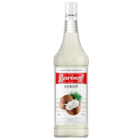Сироп BARINOFF 'Кокос', 1 л, стеклянная бутылка