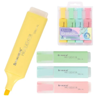 Набор текстовыделителей Brauberg Original Pastel 4 цвета, 1-5 мм