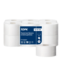 Туалетная бумага Tellus (tork) Universal T2, 1 слой, 200м, белая, 120197